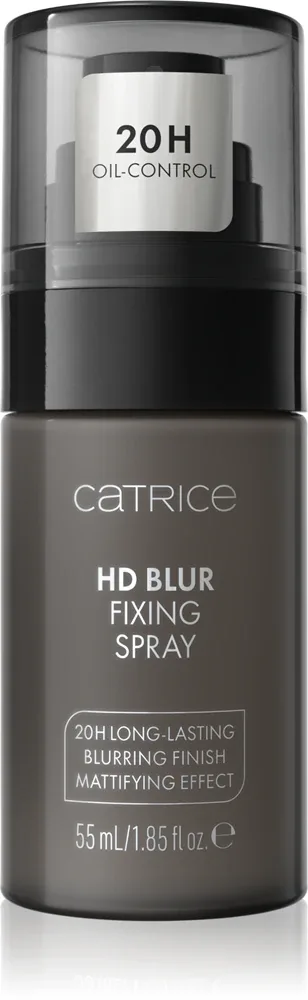 Спрей фиксирующий макияж Catrice HD Blur с ниацинамидом, матирующий, 55 мл
