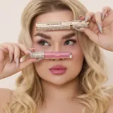 Блеск для губ Dermacol Diamond Edition Peptide Lip Glaze с пептидами, с высоким блеском, 2,5 мл, оттенок 05 Hot Affair — фото 4