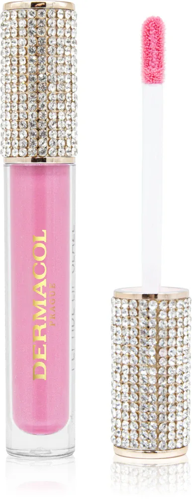 Блеск для губ Dermacol Diamond Edition Peptide Lip Glaze с пептидами, с высоким блеском, 2,5 мл, оттенок 02 Very Vera