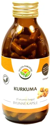 Капсулы растительные Salvia Paradise Kurkuma, пищевая добавка для пищеварения, 120 капсул