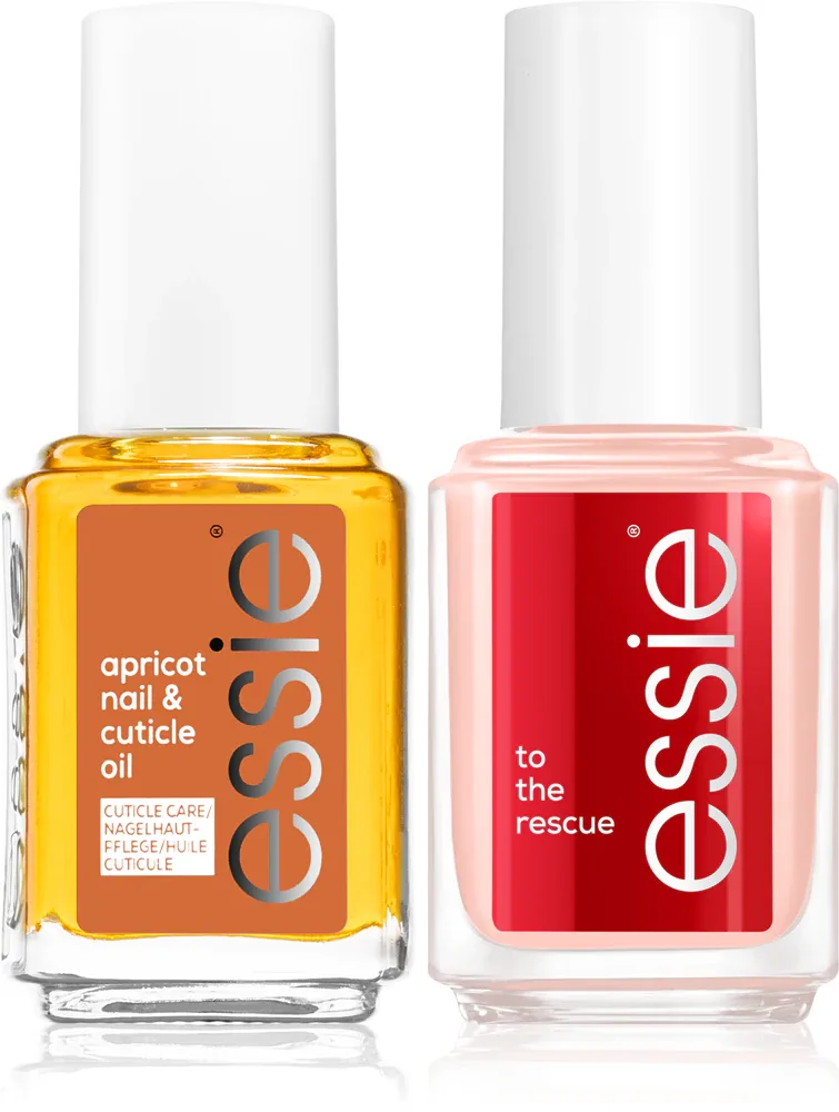Набор для ухода за ногтями essie to the rescue лак и масло, 2 шт