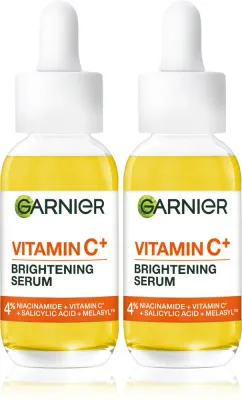 Набор сывороток для лица Garnier Vitamin C Serum для сияния кожи, 2 шт