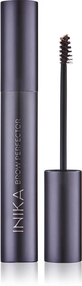 Тушь для бровей INIKA Organic Brow Perfector с бамбуковыми волокнами, для объёма бровей, 6,5 мл, оттенок Espresso