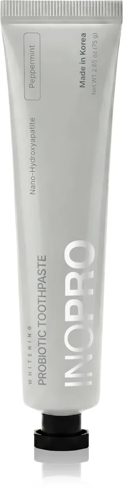 Зубная паста InoPro Probiotic Toothpaste отбеливающая, с пробиотиками, 75 г smak Peppermint