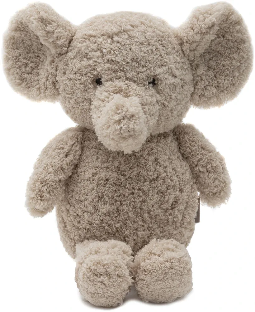 Игрушка мягкая JOLLEIN Elephant Tales детская плюшевая, серая, 1 шт 0m+