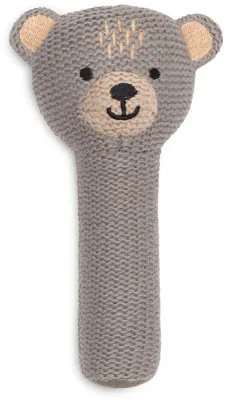 Погремушка JOLLEIN Rattle детская, коричневая, 1 шт
