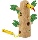 Игрушка-шнуровка Janod Tropik Tropical Lace-Up Tree деревянная, развивающая 18m+, 1 шт — фото 1