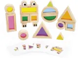 Кубики сенсорные Janod Sensory Game Translucent Blocks развивающие, 12 шт 12m+ — фото 4