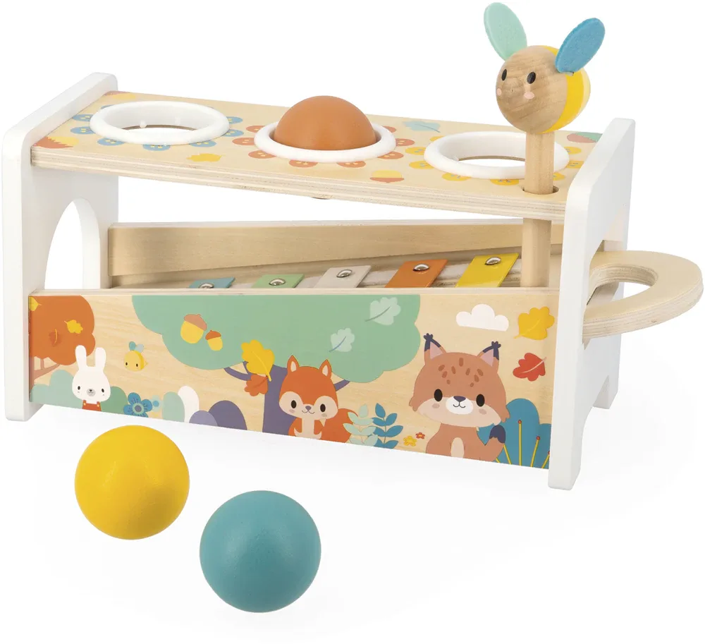 Ксилофон детский Janod Pure Tap Tap Xylophone деревянный, звучащий 12m+, 1 шт