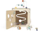 Куб развивающий Janod Pure Activity Cube деревянный, интерактивный 18m+, 1 шт — фото 2