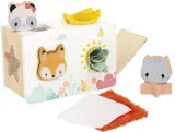 Коробка сенсорная Janod Pure Sensory Tissue Box с платочками, для малышей 12m+, 1 шт — фото 1