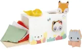 Коробка сенсорная Janod Pure Sensory Tissue Box с платочками, для малышей 12m+, 1 шт — фото 3