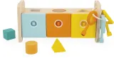 Сортер Janod Shape Sorter Box with Keys деревянный, с ключами 18m+, 1 шт — фото 1