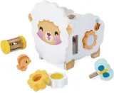 Игрушка развивающая Janod Multi-Activity Sheep деревянная, складная 12m+, 1 шт — фото 2