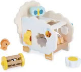 Игрушка развивающая Janod Multi-Activity Sheep деревянная, складная 12m+, 1 шт — фото 4