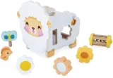 Игрушка развивающая Janod Multi-Activity Sheep деревянная, складная 12m+, 1 шт — фото 6