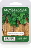 Ароматический воск для аромалампы Kringle Candle Balsam Cedar с соевым воском, 64 г — фото 1