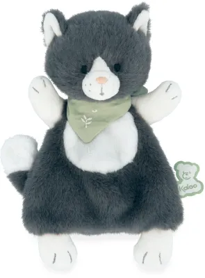 Игрушка мягкая Kaloo Les Amis плюшевая, серая, 1 шт Cat Chamallow
