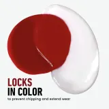Верхнее покрытие для ногтей LONDONTOWN Kur Gel Genius Top Coat с гелевым эффектом, быстросохнущее, 12 мл — фото 2
