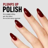 Верхнее покрытие для ногтей LONDONTOWN Kur Gel Genius Top Coat с гелевым эффектом, быстросохнущее, 12 мл — фото 3