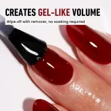 Верхнее покрытие для ногтей LONDONTOWN Kur Gel Genius Top Coat с гелевым эффектом, быстросохнущее, 12 мл — фото 4