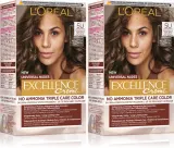 L’Oréal Paris Excellence Universal Nudes - Набор для окрашивания волос L’Oreal Paris Excellence Universal Nudes стойкая краска, 2 шт, 2 шт, оттенок 5U — фото 1