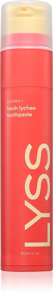 Зубная паста LYSS Fresh Lychee с фторидом натрия и ксилитом, 60 мл