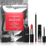 Набор для макияжа губ и глаз MAC Cosmetics MAC x Doja Cat Gorgeous Lip Eye Kit помада, карандаш и тени, подарочный — фото 1