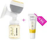 Молокоотсос Medela Easy + Purelan с ланолиновой мазью, 1 шт — фото 1