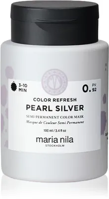 Тонирующая маска для волос Maria Nila Colour Refresh Mask, для блонда, серебристый оттенок, 100 мл