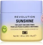 Пудра Revolution S.W.Smiley Sunshine рассыпчатая матирующая, оттенок светлый, 30 г — фото 1
