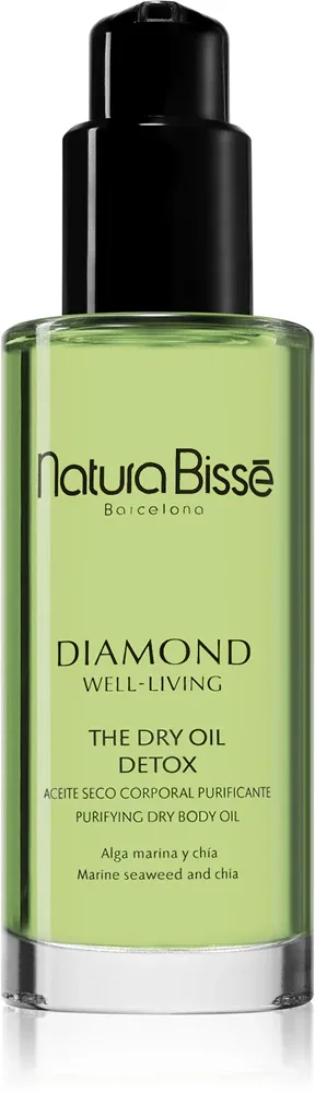 Natura Bissé Diamond Well-Living The Dry Oil Detox - Сухое масло для тела Natura Bisse Diamond Well-Living The Dry Oil Detox, с маслом виноградных косточек, 100 мл, 100 мл