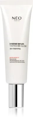 BB крем тонирующий NEO MAKE UP Intense Serum Tinted BB Glow Cream с SPF, сияющий, 30 мл, оттенок Deep Glow
