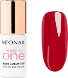 Гель-лак для ногтей NEONAIL Ready In One 3in1 бежевый, глянцевый, стойкий, для UV/LED, 7,2 мл, оттенок 12 One Berry Red — фото 1