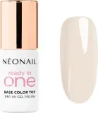 Гель-лак для ногтей NEONAIL Ready In One 3in1 бежевый, глянцевый, стойкий, для UV/LED, 7,2 мл, оттенок 02 One Coconut Milk — фото 1