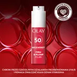 Дневной крем для лица Olay Regenerist Firm Plump с SPF 50+, ниацинамидом и пептидом, 50 мл SPF 50+ — фото 3
