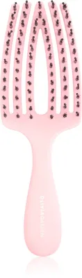 Детская щётка для волос Olivia Garden Fingerbrush Kids Pink, бережное расчёсывание, для всех типов кожи головы, 1 шт