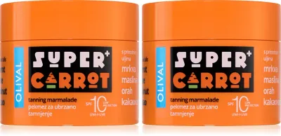 Набор Olival SUPER Carrot джем для загара SPF 10, 2х100 мл