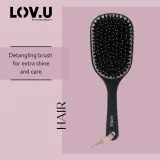 Щётка для волос Parsa Beauty LOV.U Paddle плоская, со щетиной кабана, 1 шт, 1 шт (PAB00014) / 1 шт (PAB00015) — фото 2