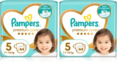 Подгузники Pampers Premium Care Size 5 комплект, 2×44 шт