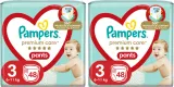 Подгузники-трусики Pampers Premium Care Pants Size 3 комплект, 2×48 шт — фото 1
