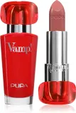 Помада PUPA Milano Vamp! Luminous Lipstick сатиновая, с эффектом увеличения губ, 3,5 г, оттенок 103 Tea Rose — фото 1
