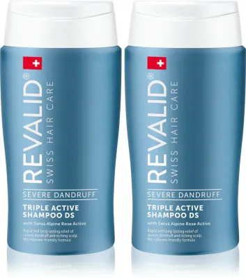 Шампунь против перхоти Revalid Triple Active Shampoo DS Duo Pack набор 2×150 мл