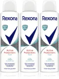 Набор антиперспирантов Rexona Active Protection+ Fresh спрей Active Shield Fresh, 3 x 150 мл — фото 1