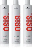 Лак для волос Schwarzkopf Professional Osis+ Elastic средней фиксации, с термозащитой, 3 х 500 мл — фото 1