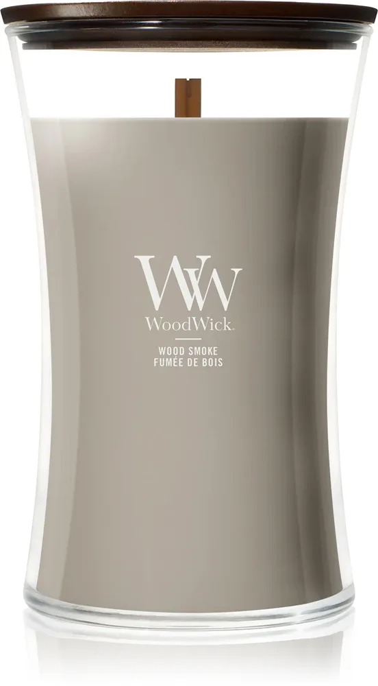 Ароматическая свеча Woodwick Wood Smoke, 610 г z drewnianym knotem