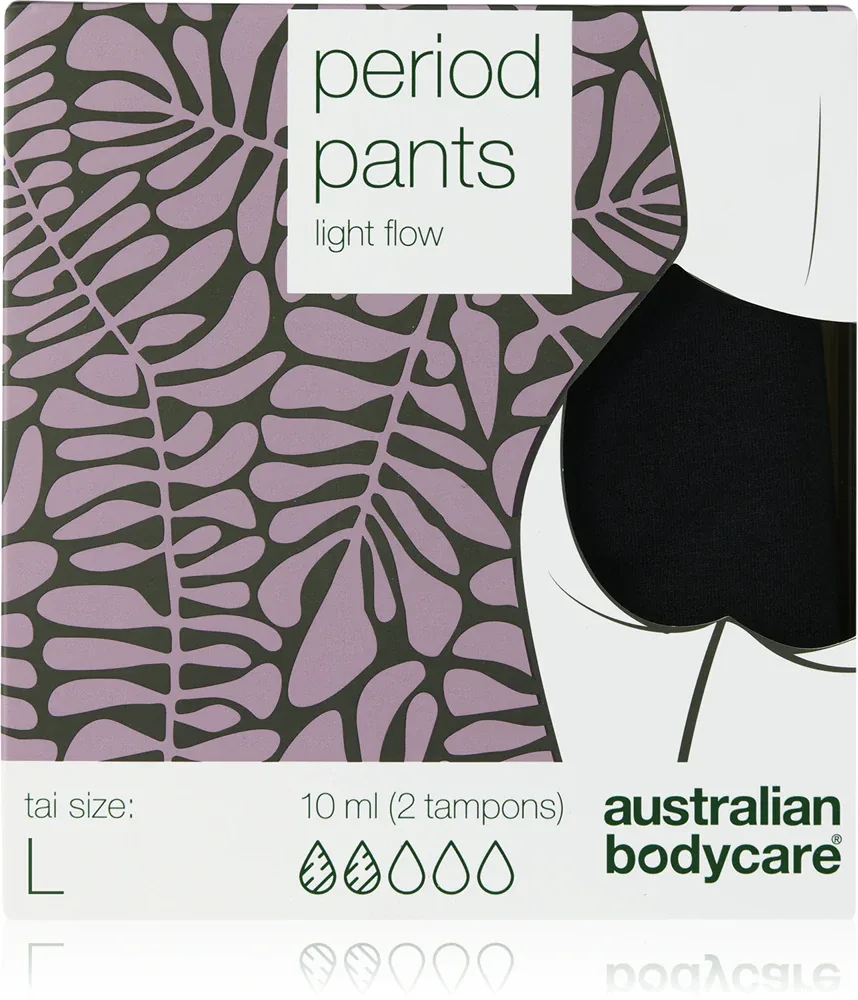 Трусы менструальные Australian Bodycare Period Pants многоразовые, для слабой менструации, 1 шт