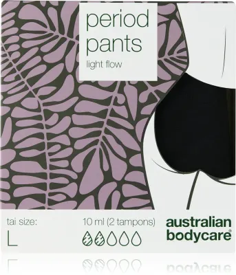Трусы менструальные Australian Bodycare Period Pants многоразовые, для слабой менструации, 1 шт