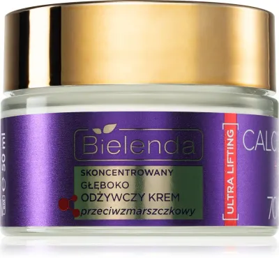 Крем для лица дневной Bielenda Calcium + Q10 Concentrated deeply nourishing anti-wrinkle cream for day 70+ питательный, против морщин, 50 мл