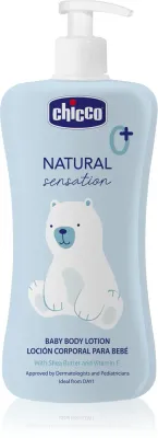 Крем для тела Chicco Natural Sensation Baby детский, с маслом ши и миндальным маслом, 500 мл